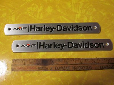 NOS OEM Harley 1972-1978 Gas Tank Emblems